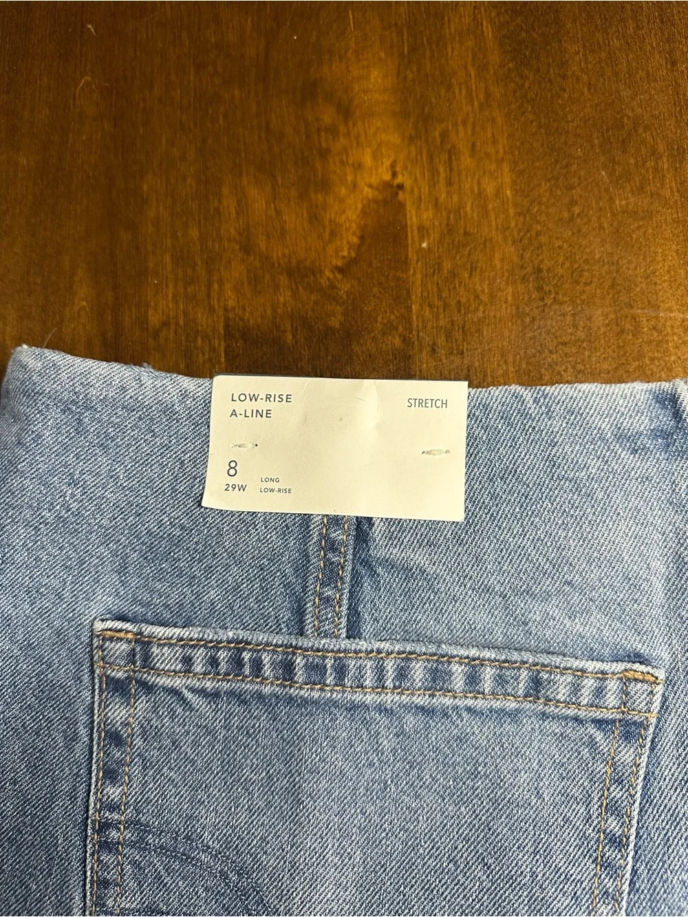 American Eagle Outfitters Asymmetrical Button-Front Denim Skirt - Blue